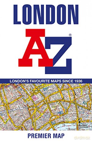 London A-Z Premier Map - A-Z Maps [KSIĄŻKA]