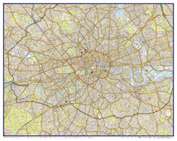 London A-Z Premier Map - A-Z Maps [KSIĄŻKA]