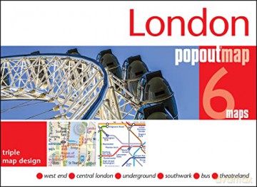 London Triple Popout Map [KSIĄŻKA]