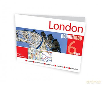 London Triple Popout Map [KSIĄŻKA]