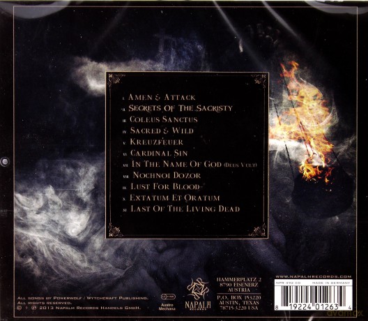 Powerwolf: Preachers Of The Night [CD]