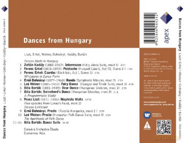 Heja,Domonkos/Danubia Orchestr: Various: Dances From Hungary [CD]