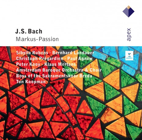 Koopman,Ton/Abo: Johann Sebastion Bach: Markus Passion [2CD]