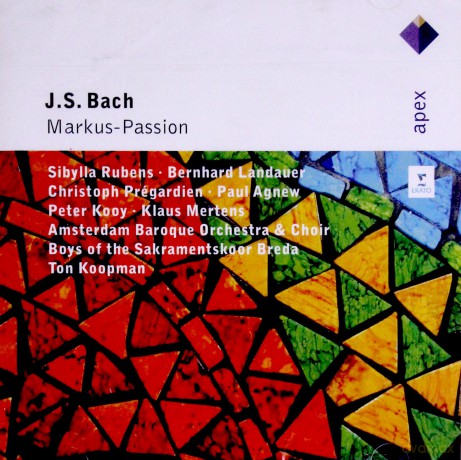 Koopman,Ton/Abo: Johann Sebastion Bach: Markus Passion [2CD]