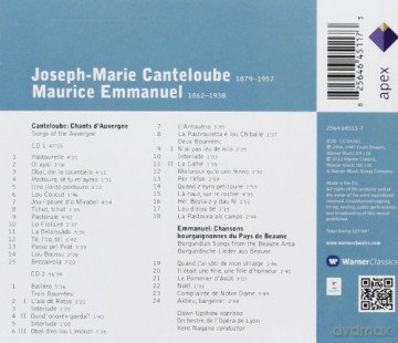Kent Nagano: Cateloube: Chantes Dauvergne/Chanso [2CD]
