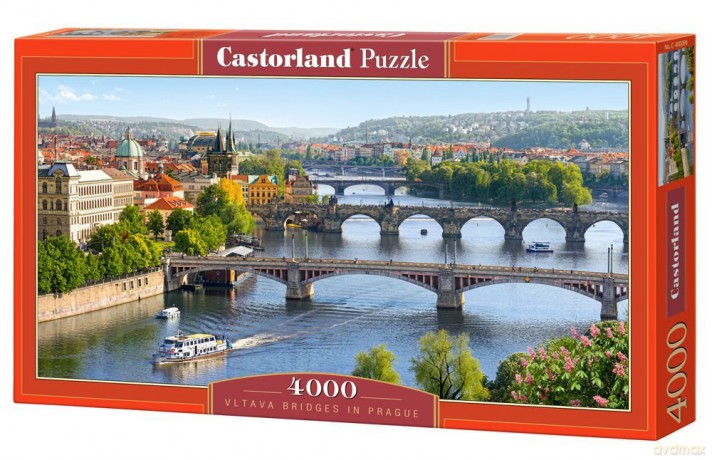 CASTOR 4000 Vltava Bridges in Prague C-400096 [PUZZLE]