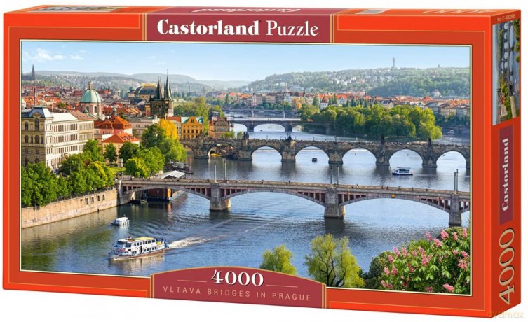 CASTOR 4000 Vltava Bridges in Prague C-400096 [PUZZLE]