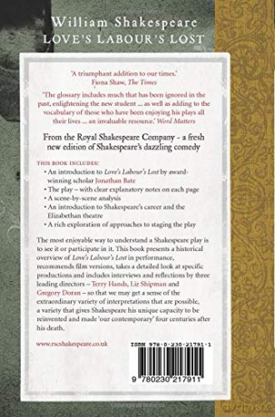 Loves Labours Lost - William Shakespeare [KSIĄŻKA]