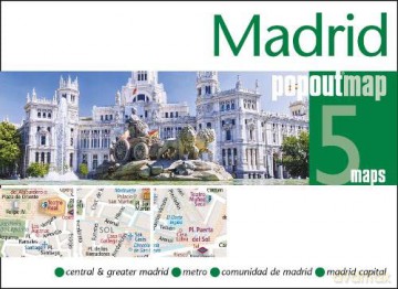 Madrid Popout Map - Popout Maps [KSIĄŻKA]