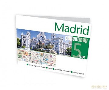 Madrid Popout Map - Popout Maps [KSIĄŻKA]