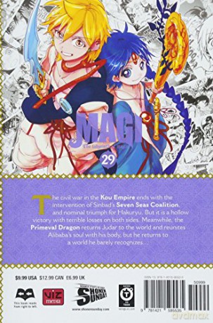 Magi Vol 29 The Labyrinth Of Magic - Shinobu Ohtaka [KSIĄŻKA]