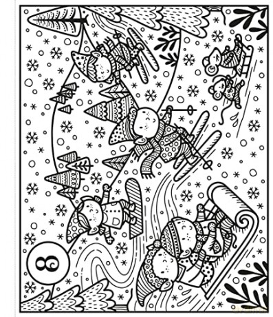 Magic Painting Countdown To Christmas - Abigail Wheatley [KSIĄŻKA]