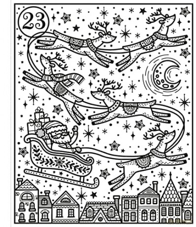 Magic Painting Countdown To Christmas - Abigail Wheatley [KSIĄŻKA]