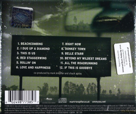 Mark Knopfler & Emmylou Harris: All The Road Running [CD]