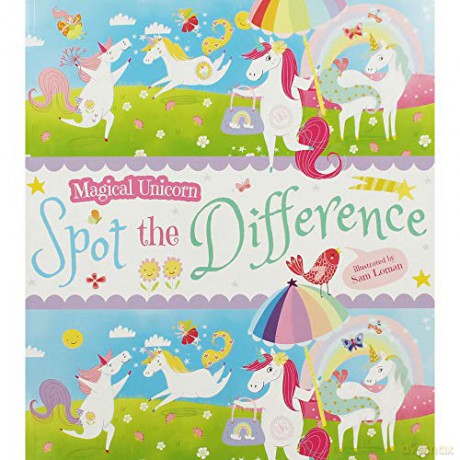 Magical Unicorn Spot The Difference - Sam Loman [KSIĄŻKA]