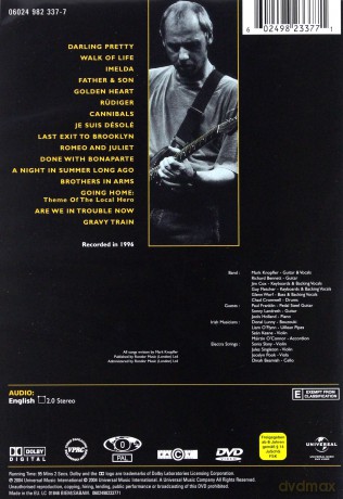 Mark Knopfler: A Night In London [DVD]