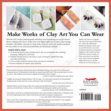 Making Polymer Clay Earrings - Liat Weiss [KSIĄŻKA]