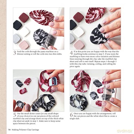 Making Polymer Clay Earrings - Liat Weiss [KSIĄŻKA]