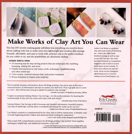 Making Polymer Clay Earrings - Liat Weiss [KSIĄŻKA]