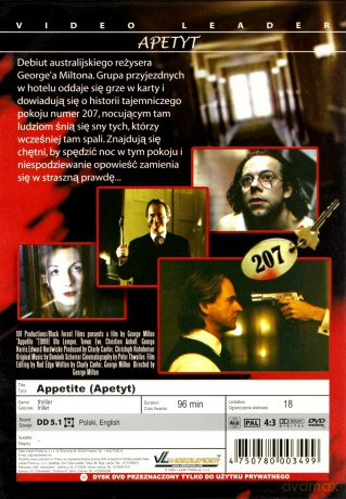 Apetyt (1998) (slim) [DVD]