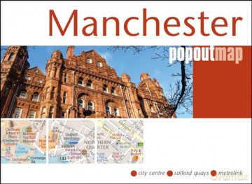 Manchester Popout Map - Popout Maps [KSIĄŻKA]