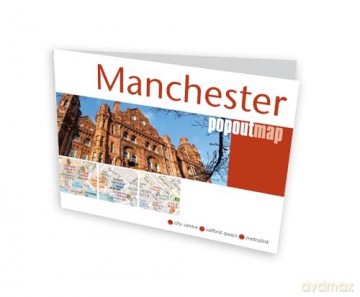 Manchester Popout Map - Popout Maps [KSIĄŻKA]