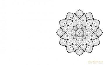 Mandala Flowers Colouring Book - David Woodroffe [KSIĄŻKA]