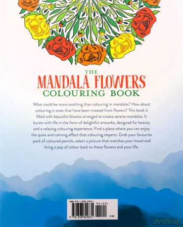 Mandala Flowers Colouring Book - David Woodroffe [KSIĄŻKA]