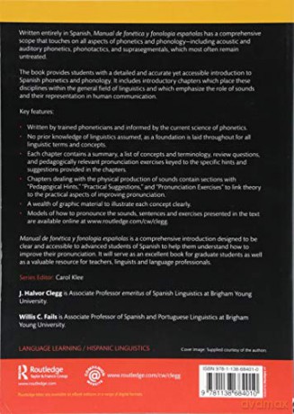 Manual De Fontica Y Fonologa Espaolas - Joseph Clegg [KSIĄŻKA]