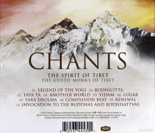 The Gyoto Monks Of Tibet: Chants: The Spirit Of Tibet [CD]