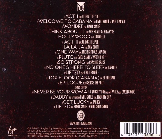 Naughty Boy: Hotel Cabana [CD]