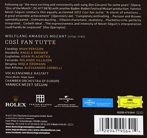 Rolando Villazon: Mozart Cosi Fan Tutte  (BOX) [3CD]