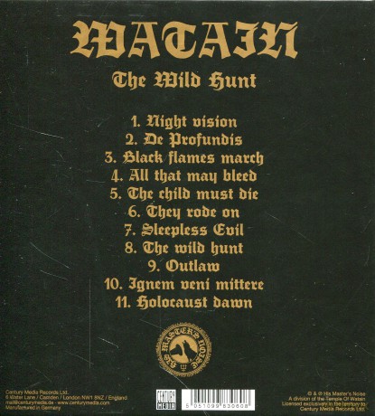 Watain: The Wild Hunt (Deluxe) Ltd. [CD]