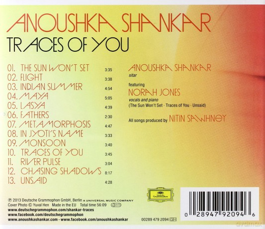 Anoushka Shankar: Traces Of You (Pl) [CD]
