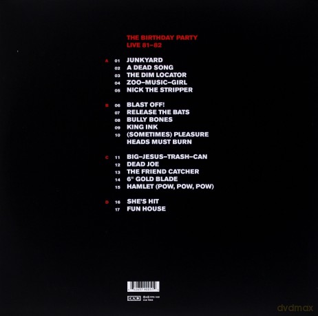 The Birthday Party: Live Album `81-`82 [2xWinyl]