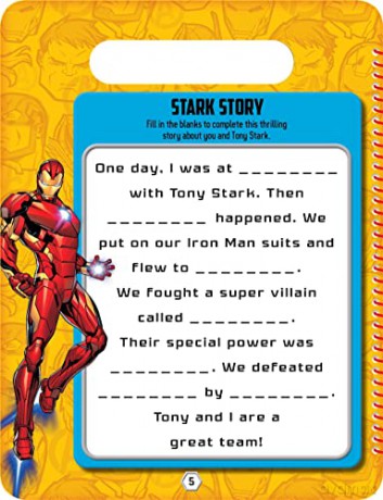 Marvel Avengers Iron Man Super Hero Wipe [KSIĄŻKA]