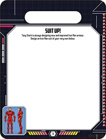 Marvel Avengers Iron Man Super Hero Wipe [KSIĄŻKA]