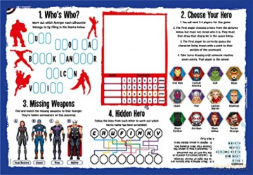 Marvel Avengers Wipeclean Activity Place [KSIĄŻKA]