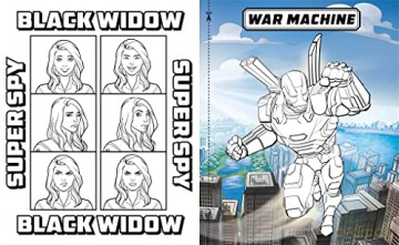 Marvel Iron Man 3 In 1 Colouring [KSIĄŻKA]