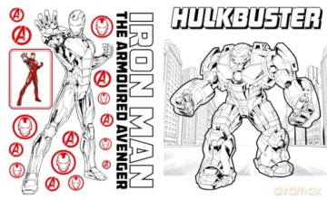 Marvel Iron Man 3 In 1 Colouring [KSIĄŻKA]