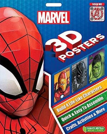 Marvel Pop Heads 3d Crafts [KSIĄŻKA]