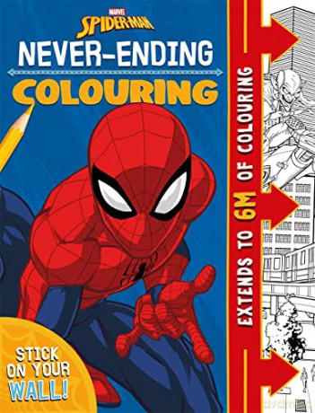 Marvel Spiderman 6m Colouring Wall Art [KSIĄŻKA]