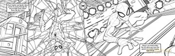 Marvel Spiderman 6m Colouring Wall Art [KSIĄŻKA]