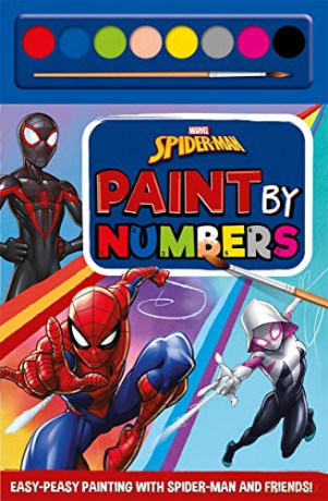 Marvel Spiderman Paint By Numbers [KSIĄŻKA]