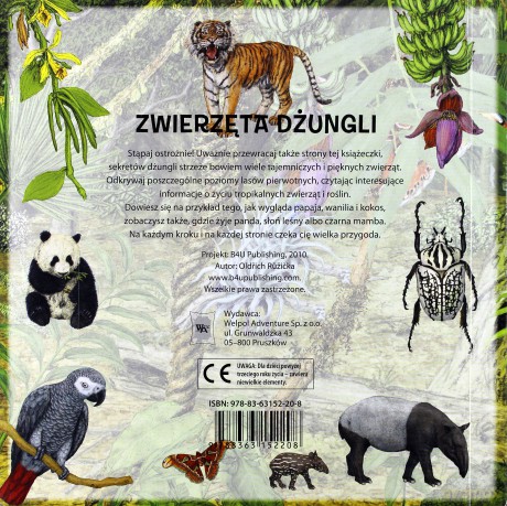 Zwierzęta dżungli [KSIĄŻKA]