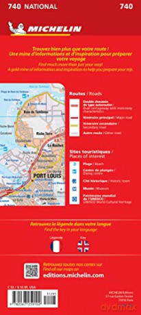 Maurice Mauritius Michelin National Map - Michelin (Ed) [KSIĄŻKA]