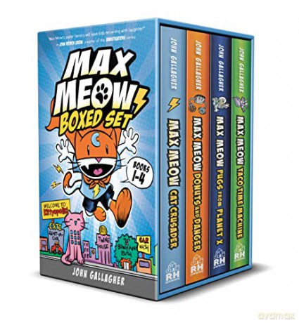 Max Meow Boxed Set Welcome To Kittyopoli - John Gallagher [KSIĄŻKA]