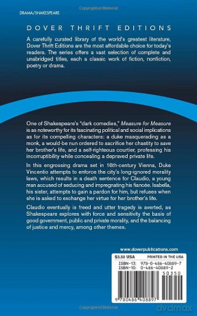 Measure For Measure - Shakespeare [KSIĄŻKA]