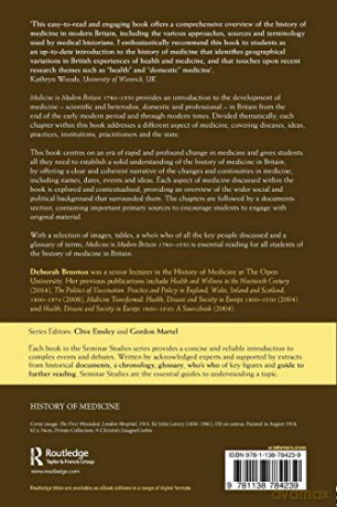 Medicine In Modern Britain 17801950 - Deborah Brunton [KSIĄŻKA]