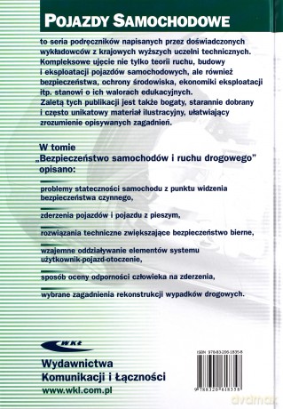 Bezpieczeństwo Samochodów i Ruchu Drogowego - Wicher [KSIĄŻKA]